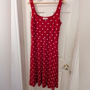Midi Polka Dot Dress
